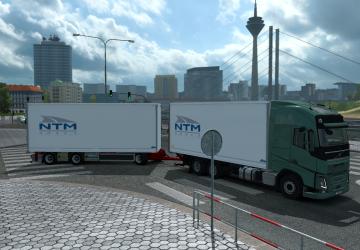 Мод Tandem addon for Volvo FH 2012 версия 15.05.18 для Euro Truck Simulator 2 (v1.31.x, - 1.34.x)