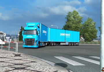 Мод Tandem addon for Volvo FH 2012 версия 1.4 для Euro Truck Simulator 2 (v1.35.x, 1.36.x)