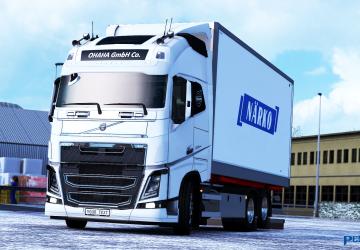 Мод Tandem addon for Volvo FH 2012 версия 1.5 для Euro Truck Simulator 2 (v1.40.x)