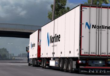 Мод Kraker Tandem addon for Scania RJL версия 1.7 для Euro Truck Simulator 2 (v1.31.x)