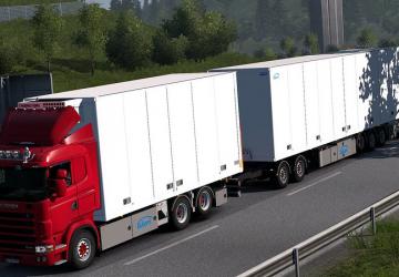 Мод Kraker Tandem addon for Scania RJL версия 1.9.2 для Euro Truck Simulator 2 (v1.35.x)