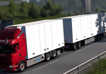 Мод Kraker Tandem addon for Scania RJL версия 2.1 для Euro Truck Simulator 2 (v1.35.x, 1.36.x)