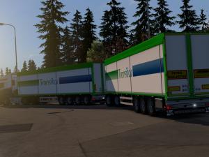 Мод Kraker Walkingfloor Trailer версия 1.6 для Euro Truck Simulator 2 (v1.28.x)
