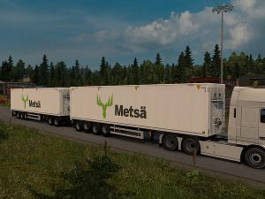 Мод Kraker Walkingfloor Trailer версия 1.6 для Euro Truck Simulator 2 (v1.28.x)