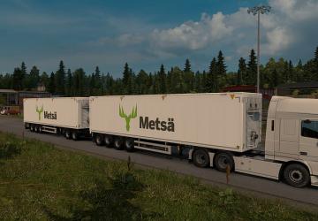 Мод Kraker Walkingfloor Trailer версия 1.7 для Euro Truck Simulator 2 (v1.30.x, 1.31.x)