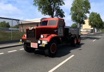 Мод КрАЗ 258 версия 1.0 для Euro Truck Simulator 2 (v1.46.x, - 1.53.x)