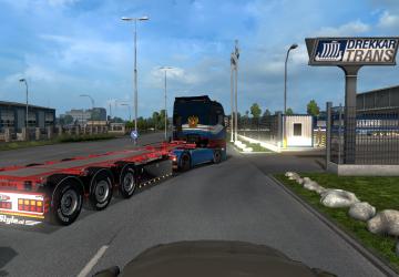 Мод Krone Conteiner версия 1.0 для Euro Truck Simulator 2 (v1.33.x, 1.34.x)