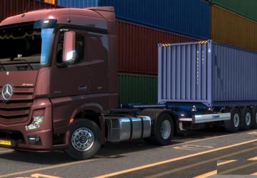 Мод Krone DLC Owned Boxliner Trailer версия 1.0 для Euro Truck Simulator 2 (v1.32.x)