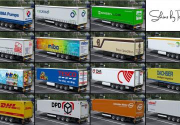 Мод Krone DLC Skin Pack для своего прицепа версия 1.0 для Euro Truck Simulator 2 (v1.32.x)