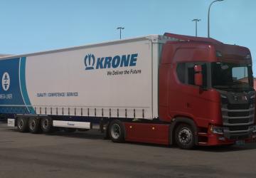 Мод Krone MegaLiner 2017 версия 1.0 для Euro Truck Simulator 2 (v1.32.x)