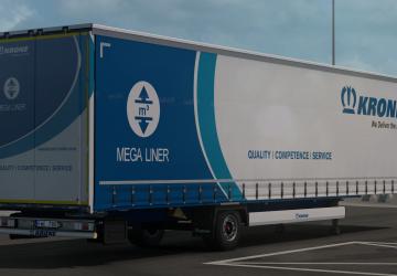 Мод Krone MegaLiner 2017 версия 1.7 для Euro Truck Simulator 2 (v1.32.x)