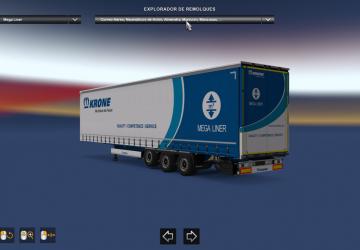 Мод Krone MegaLiner 2017 версия 2.4 для Euro Truck Simulator 2 (v1.32.x, 1.33.x)