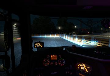 Мод Ксеноновый свет фар для грузовиков версия 1.0 для Euro Truck Simulator 2 (v1.31.x, 1.32.x)