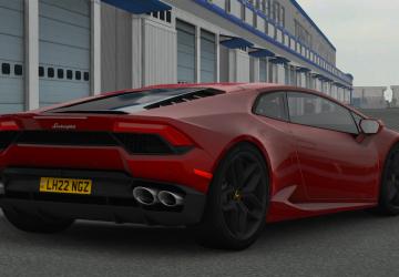 Мод Lamborghini Huracan LP580-2 2017 версия 2.3 для Euro Truck Simulator 2 (v1.54.x)