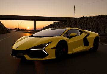 Мод Lamborghini Revuelto 2025 версия 1.1 для Euro Truck Simulator 2 (v1.58.x)