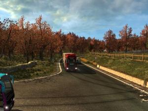 Мод Late Autumn «Поздняя осень» Weather Mod версия 5.3 для Euro Truck Simulator 2 (v1.30.x)