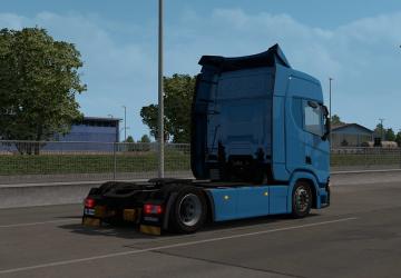 Мод Low deck chassis addon for Eugene Scania NG v1.0 для Euro Truck Simulator 2 (v1.35.x)