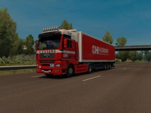 Мод MAN TGA 430 XXL + Schwarzmuller reefer H.Essers v1.0 для Euro Truck Simulator 2 (v1.27.x, - 1.30.x)