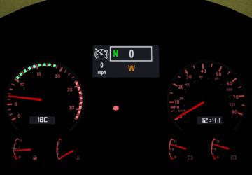 Мод MAN TGA Custom Dashboard версия 1.2 для Euro Truck Simulator 2 (v1.40.x, - 1.42.x)