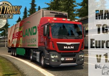 Мод MAN TGS Euro 6 версия 1.1 от 25.08.18 для Euro Truck Simulator 2 (v1.31.x, 1.32.x)