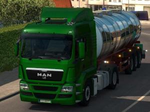 Мод MAN TGS версия 1.3 для Euro Truck Simulator 2 (v1.27.x, - 1.30.x)