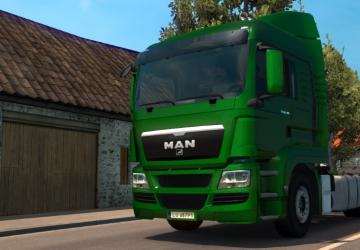 Мод MAN TGS версия 1.3 для Euro Truck Simulator 2 (v1.35.x, 1.36.x)