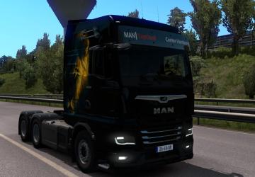 Мод MAN TGX 2020 версия 10.11.20 для Euro Truck Simulator 2 (v1.39.x)