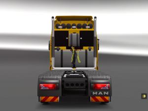 Мод MAN TGX 8×4 10×4 версия 8.1 для Euro Truck Simulator 2 (v1.27х)
