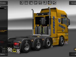 Мод MAN TGX 8×4 10×4 версия 8.2 для Euro Truck Simulator 2 (v1.27, - 1.30.x)