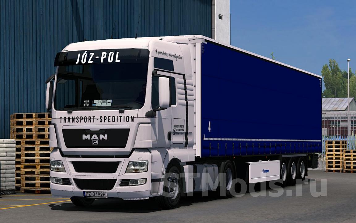 Скачать мод MAN TGX E5 + Krone Profiliner версия 06.01.19 для Euro Truck  Simulator 2 (v1.32.x, 1.33.x)