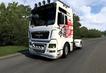 Мод MAN TGX Reworked версия 23.04.22 для Euro Truck Simulator 2 (vv.1.43)