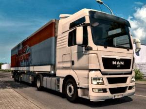 Мод MAN TGX Reworked версия 2.4 для Euro Truck Simulator 2 (v1.27х)