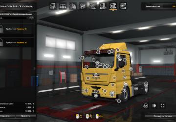 Мод MAN TGX Reworked версия 2.5 для Euro Truck Simulator 2 (v1.32.x, - 1.34.x)