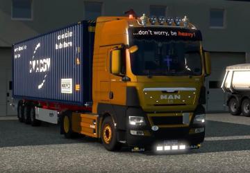 Мод MAN TGX Reworked версия 2.5 для Euro Truck Simulator 2 (v1.32.x, - 1.34.x)