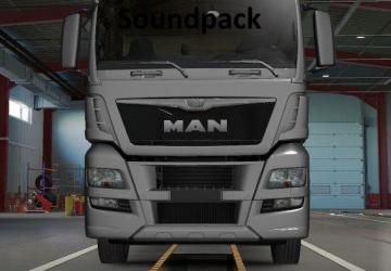 Мод MAN  V6 & V8 Sound версия 1.0 для Euro Truck Simulator 2 (v1.37.x, 1.38.x)