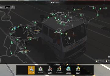 Map Extreme версия 1.5.5 для Euro Truck Simulator 2 (v1.55.x)