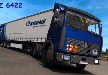 Мод Маз-6422 версия 21.03.24 для Euro Truck Simulator 2 (v1.49.x)