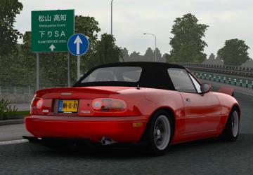 Мод Mazda MX-5 Miata версия 1.5 для Euro Truck Simulator 2 (v1.50.x)