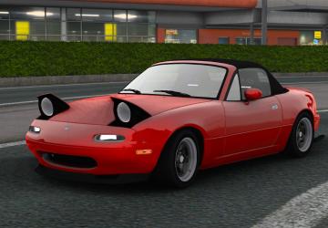 Мод Mazda MX-5 Miata версия 1.5 для Euro Truck Simulator 2 (v1.50.x)