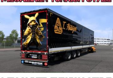 Мод Megaliner Turkish Style версия 1.0 для Euro Truck Simulator 2 (v1.53.x)