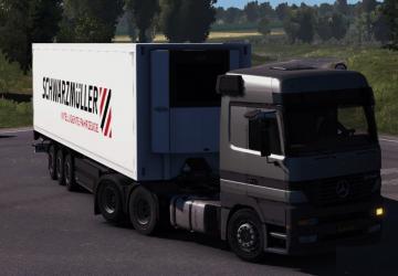 Мод Mercedes Actros MP1 версия 19.07.18 для Euro Truck Simulator 2 (v1.31.x, - 1.34.x)