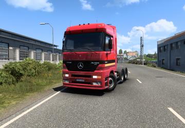 Мод Mercedes Actros MP1 версия 23.06.22 для Euro Truck Simulator 2 (v1.44.x)