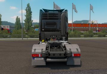 Мод Mercedes Actros MP2 Black Edition версия 1.0 для Euro Truck Simulator 2 (v1.38.x)