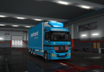 Мод Mercedes Actros MP2 версия 3.1 для Euro Truck Simulator 2 (v1.32.x)