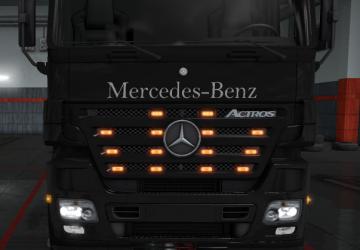 Мод Mercedes Actros MP2 версия 3.2 для Euro Truck Simulator 2 (v1.32.x, - 1.34.x)