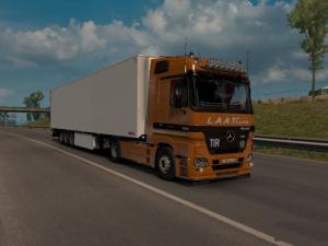 Мод Mercedes Actros MP2 Nikola Edit версия 7.0 для Euro Truck Simulator 2 (v1.27.x, - 1.30.x)