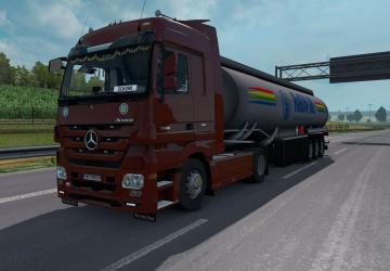 Мод Mercedes-Benz Actros MP3 Reworked версия 2.2 для Euro Truck Simulator 2 (v1.28.x, 1.30.x)