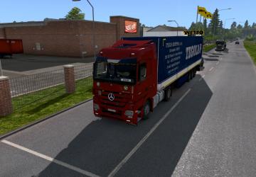 Мод Mercedes-Benz Actros MP3 Reworked версия 2.2 для Euro Truck Simulator 2 (v1.28.x, 1.30.x)