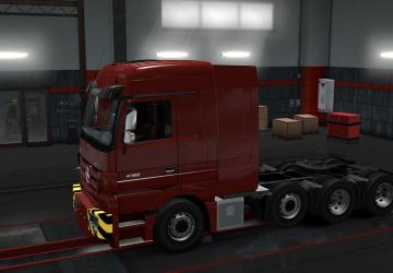 Мод Mercedes-Benz Actros MP3 Reworked версия 2.5 для Euro Truck Simulator 2 (v1.31.x, 1.32.x)