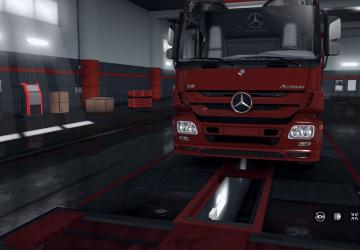 Мод Mercedes-Benz Actros MP3 Reworked версия 2.6 для Euro Truck Simulator 2 (v1.32.x)